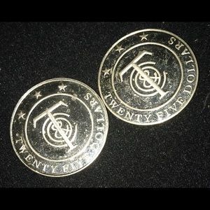 *Sold* Tiffany & Co. Silver $25 Coins